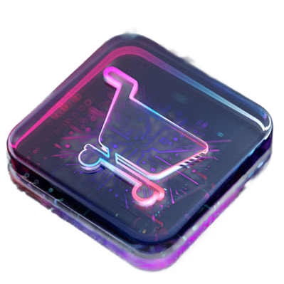 Keyboard-Taste mit Bild eines Einkaufswagens